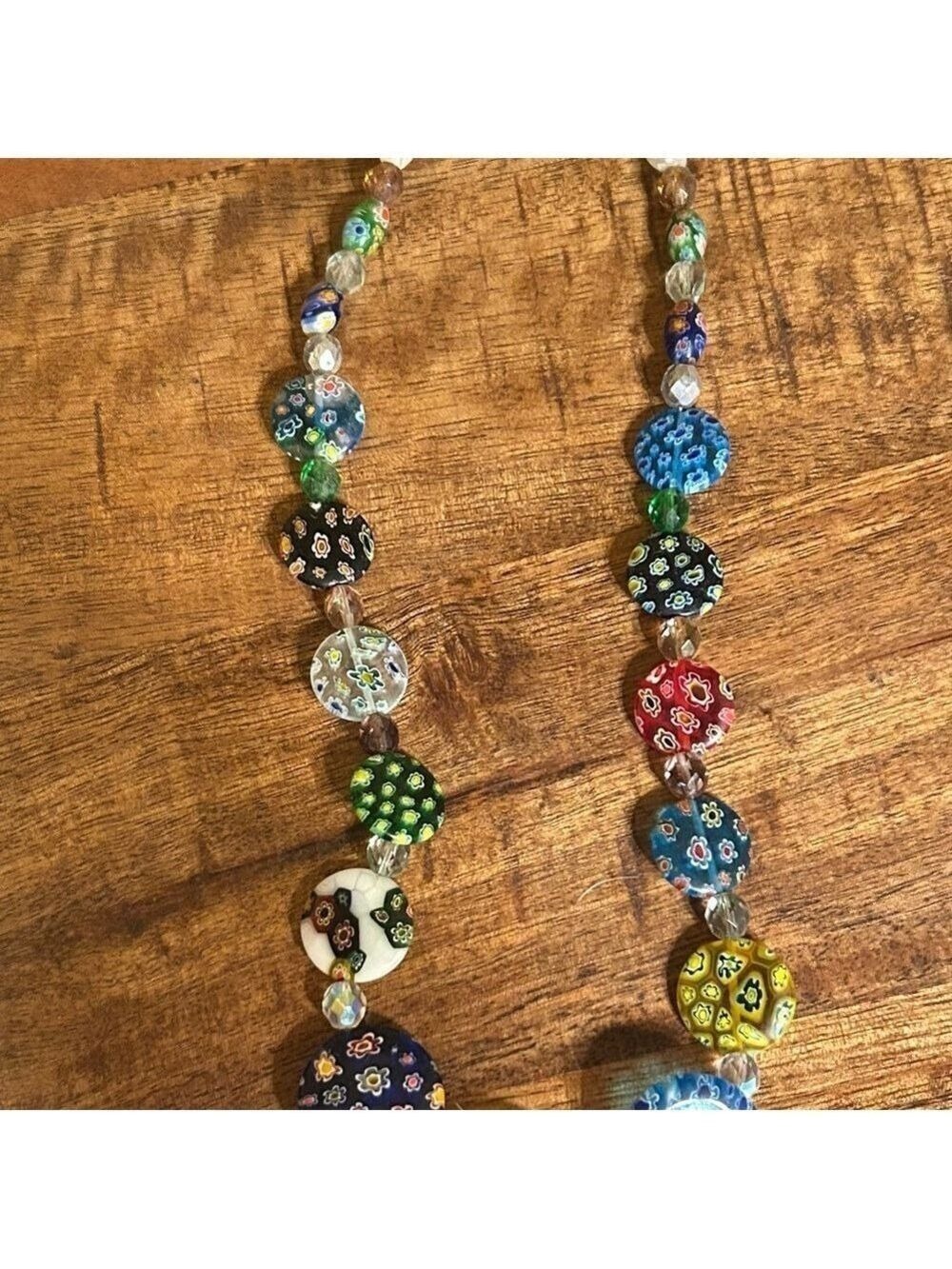 Multicolored beaded necklace